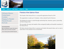 Tablet Screenshot of friendsofsalmonriver.ca